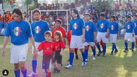 Ahmad Dhani, Once dan Andra sempat bertanding sepakbola di sana pada belasan tahun lalu. Dok. Instagram/kandankjurank