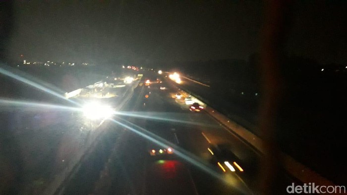 Kemacetan di Tol Padaleunyi mulai lancar.
