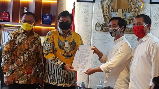 Ketum Golkar Airlangga Hartarto beri rekomendasi dukungan Golkar ke Gibran Rakabuming