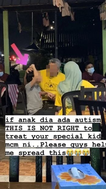 orangtua paksa anak makan