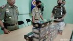 Penampakan Bungkus Rokok Ilegal Bermerek Lucu yang Disita di Klaten