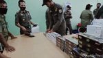 Penampakan Bungkus Rokok Ilegal Bermerek Lucu yang Disita di Klaten