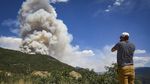 Potret Asap Pekat Akibat Kebakaran Hutan Colorado