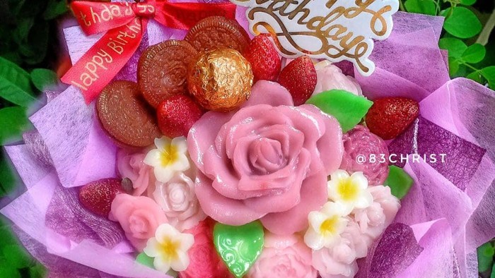 puding buket bunga
