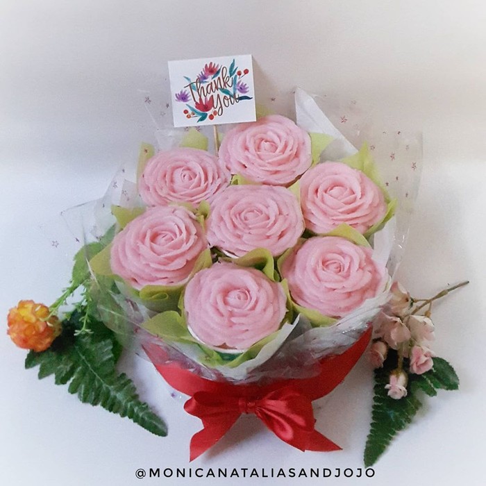 puding buket bunga puding buket bunga