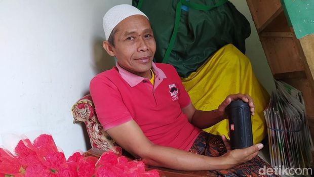 Badut Milyarder Salamun di Kota Magelang, Kamis (13/8/2020).