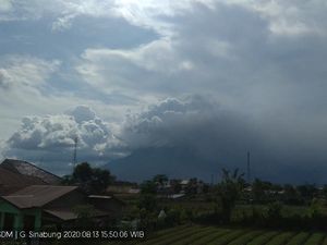 Gunung Sinabung Erupsi Lagi, Kelima dalam Hari Ini