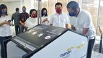 Hand Sanitizer Otomatis untuk Cegah Corona di Bandara