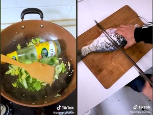 Hobi Masak Sambil Marah-marah, Pria Ini Viral di TikTok