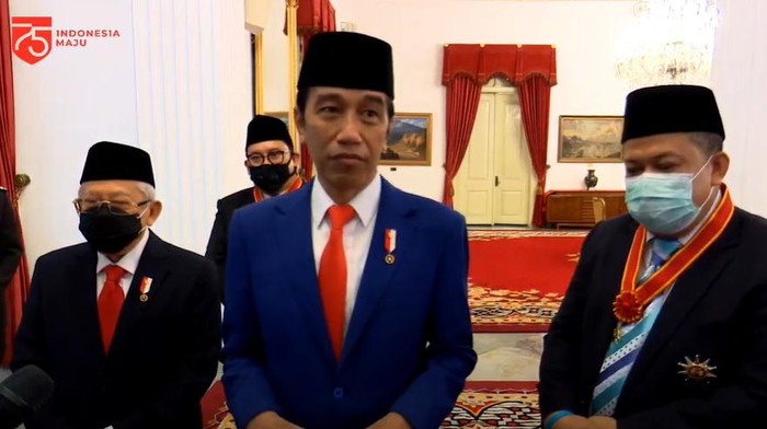 Jokowi-Maruf bersama Fahri Hamzah dan Fadli Zon (YouTube Setpres)