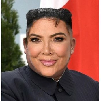 Kris Jenner jadi Kris Jong Un