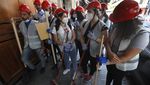Aksi Kompak Warga Lebanon Pascaledakan