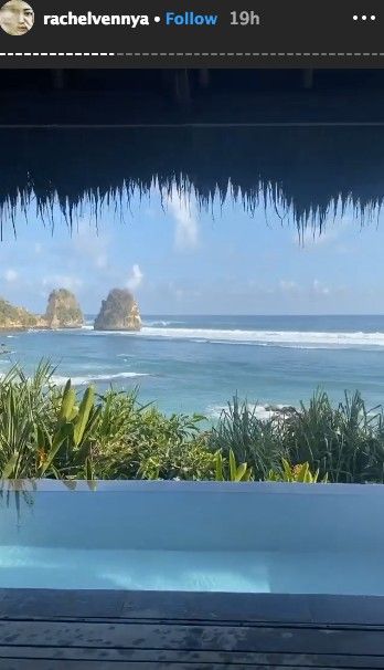 Rachel Vennya liburan di Nihi Sumba