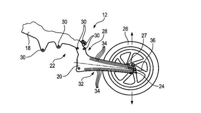 Swing Arm fleksibel BMW Motorrad