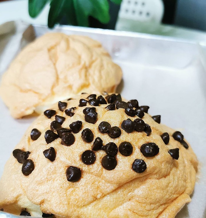 Warna-warni cloud bread Warna-warni cloud bread