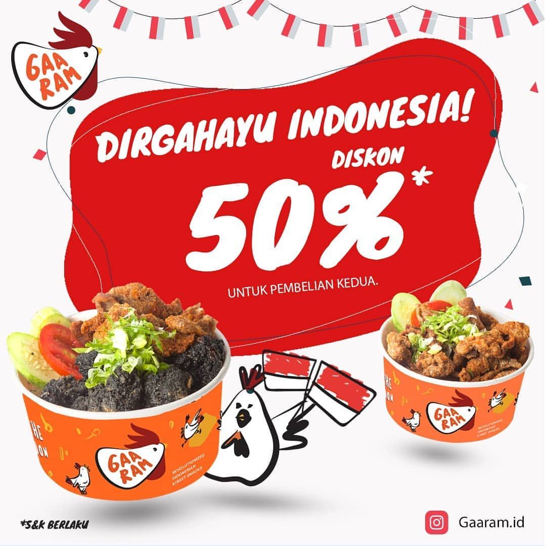 Daftar promo restoran dalam rangka HUT RI