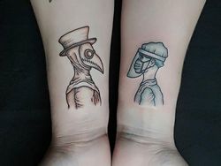 Kumpulan Tato Keren yang Menggambarkan Pandemi Corona