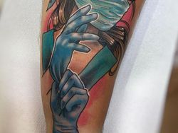 Kumpulan Tato Keren yang Menggambarkan Pandemi Corona