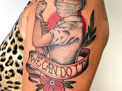 Kumpulan Tato Keren yang Menggambarkan Pandemi Corona