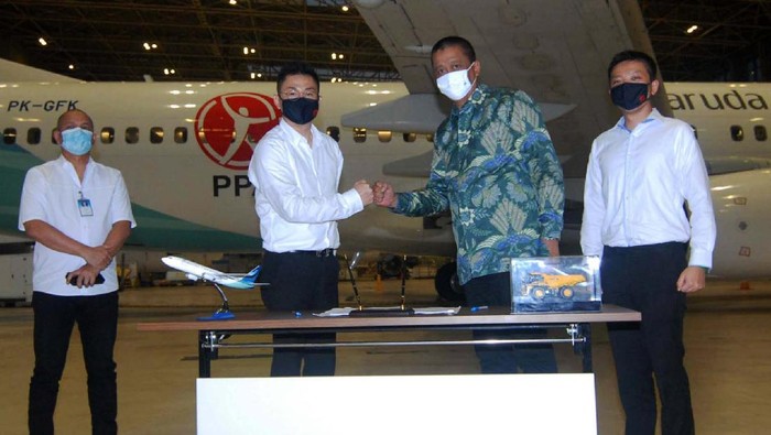 PT Garuda Indonesia melakukan kerjasama dengan PT Putra Perkasa Abadi, di Jakarta. Garuda menyediakan layanan penerbangan charter bagi PT Putra Perkasa Abadi.