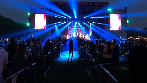 Konser social distancing