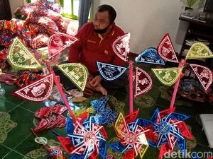 Menengok Kerajinan Mainan Kitiran yang Tembus Pasar Malaysia