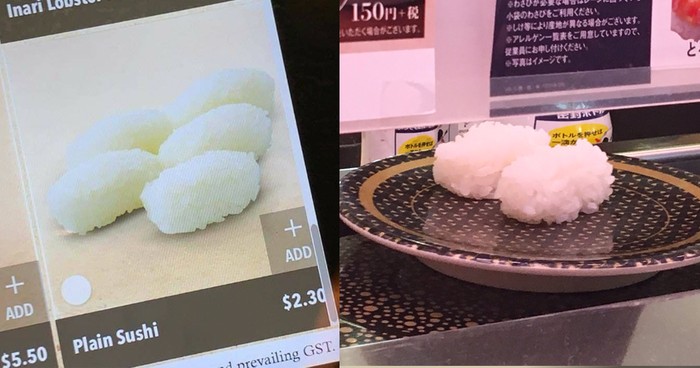 Menu sushi polos