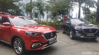 Secara dimensi MG HS juga lebih bongsor dari MG ZS, yakni dengan panjang 4.574 mm, lebar 1.876 mm, dan tinggi 1.664 mm dengan jarak sumbu roda 2.720 mm. Foto: Ridwan Arifin/detikOto
