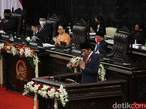 Pidato Lengkap Jokowi yang Sebut RAPBN 2021 Defisit Rp 971 T