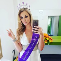 Mantan Miss USA 2013 Nicole Poteet punya wajah manis dan kalem. Tapi ternyata di balik penampilannya itu, perilaku Nicola cukup sadis ke sejumlah pria.  Foto: Facebook