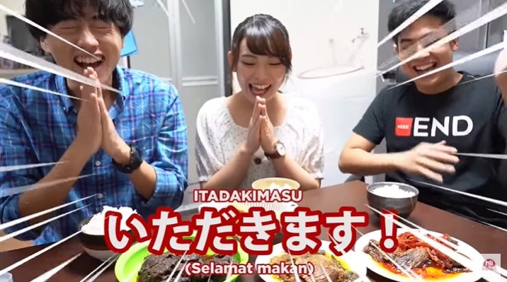 Jerome Polin Ajak Orang Jepang Makan Tempe dan Dendeng Balado