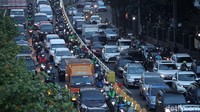 Kemacetan yang terlihat di sejumlah ruas jalan Ibu Kota tersebut karena bertepatan dengan jam pulang kantor.