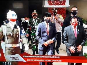 Usai Pidato RUU APBN 2021, Jokowi Tinggalkan Gedung DPR