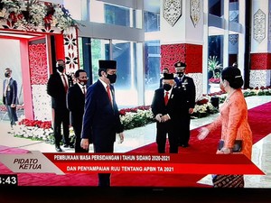 Jokowi Buka Anggaran Infrastruktur, Pangan, hingga Sosial di 2021