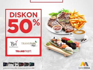 Mau Kulineran Saat Weekend? Ada Diskon 50% Kartu Kredit Bank Mega Lho