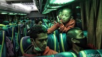 Jurusan Pekalongan dan Semarang menjadi kota tujuan yang ramai penumpang.  