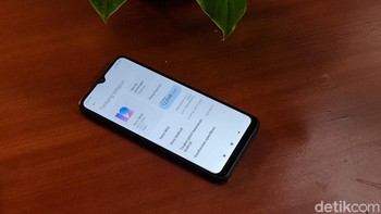 Redmi 9A menjalankan MIUI 12 berbasis Android 10. Foto: Adi Fida Rahman/detikINET