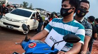 Rekonstruksi digelar di dekat gedung Polres Tangsel dan Kejaksaan Negeri Tangsel, Jl Promoter, Tangerang Selatan, Jumat (14/8/2020) pukul 17.00 WIB.