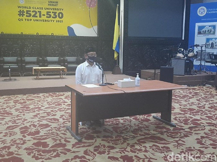 Rektor Unair Surabaya Prof Mohammad Nasih
