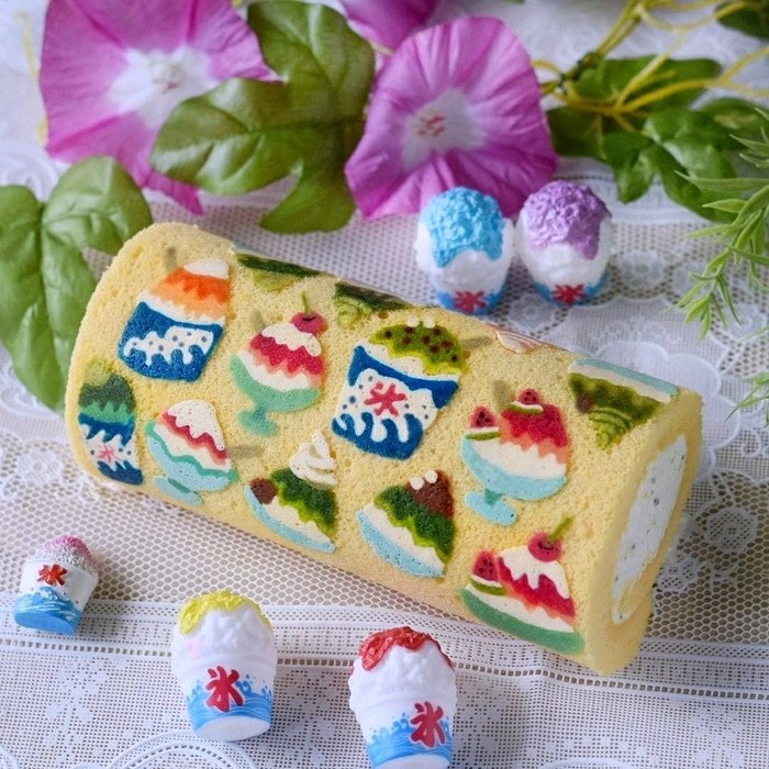 roll cake kreasi roll cake