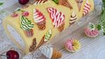 Cantik! 10 Kreasi Bolu Gulung Jepang, Motif Sushi hingga Buah Segar