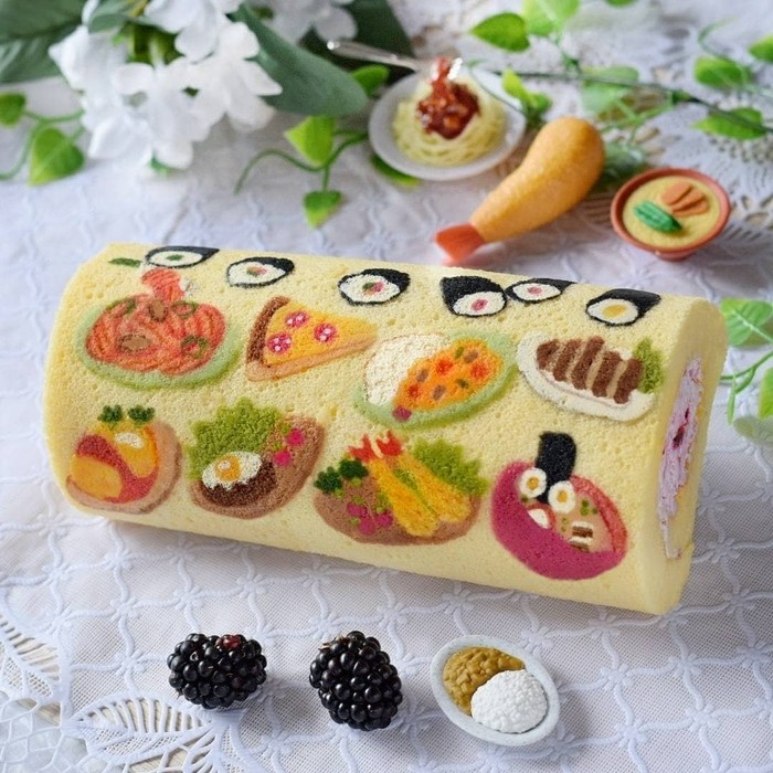 roll cake kreasi roll cake