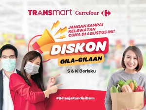 Bantu Pulihkan Ekonomi, Transmart Carrefour Hadirkan Diskon Gila-Gilaan