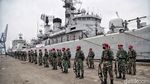 TNI AL Koarmada 1 Gelar Pasukan Pengamanan HUT RI