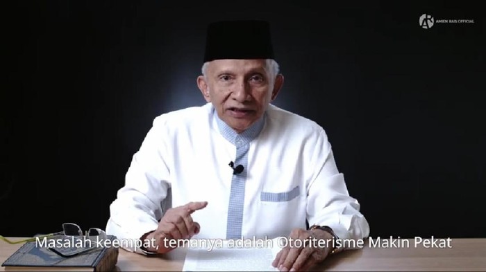 Amien Rais (Screenshot YouTube Amien Rais Official)