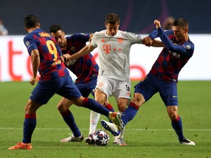 Bisa Lanjutkan Laju Gol ke Gawang Barcelona, Lewandowski?