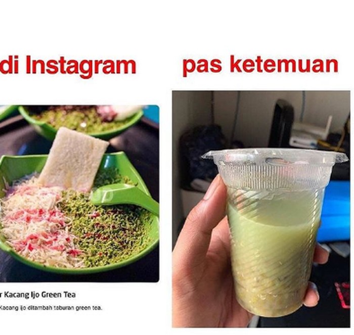 Bubur kacang ijo tak sesuai ekspektasi Bubur kacang ijo tak sesuai ekspektasi