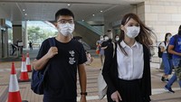 Agnes mendemonstrasikan seperti apa keberanian sejati itu, kata seorang pengguna di Twitter. Agnes adalah Mulan-ku. (AP/Raby Chan)