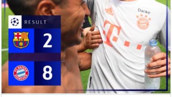 Kekalahan telak Barcelona ini tak hanya menyingkirkan Lionel Messi cs di ajang Liga Champions, tetapi juga jadi laga terburuk bagi Blaugrana. Foto: Istimewa