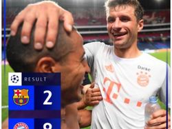 Meme Barcelona Babak Belur Dihajar Bayern